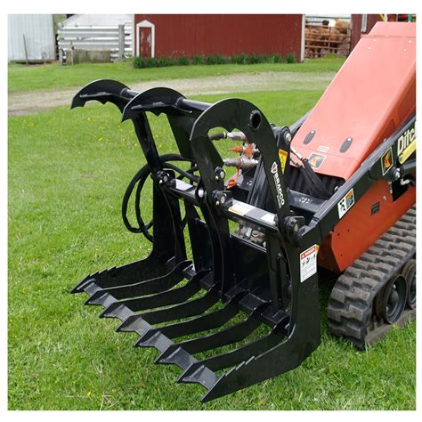 bradco mini skid steer grapple|skid steer grapple attachment.